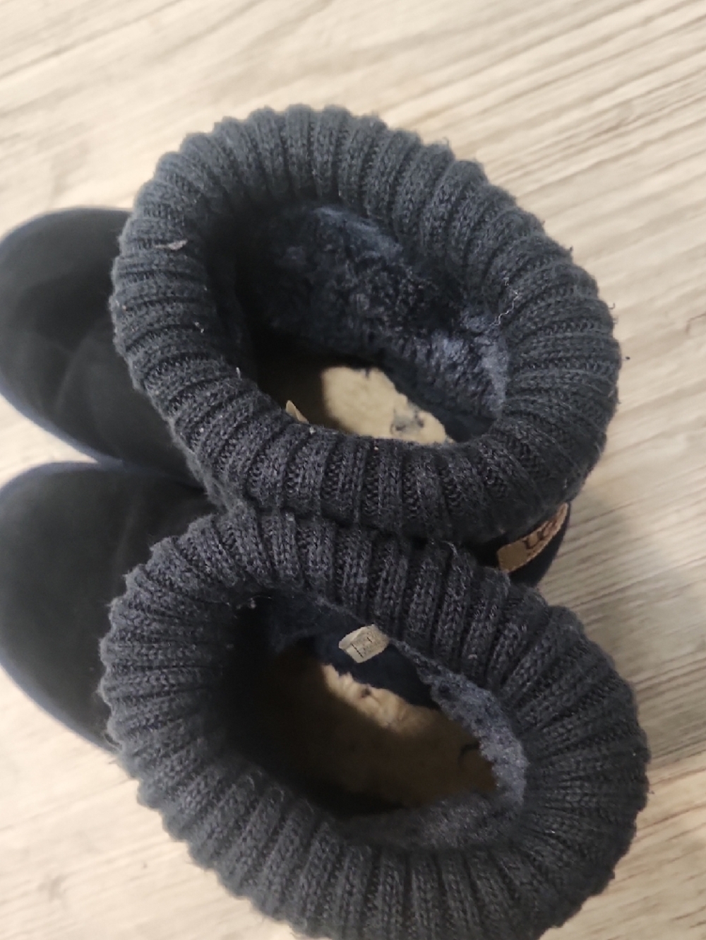 UGG Dark Blur Knit Cuff Short Boots - Picture 5 of 8